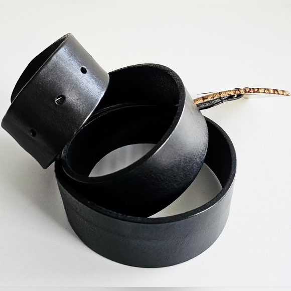 Dolce & Gabbana Black Leather Belt - 90/36 - Picture 2 of 13